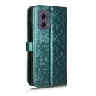 For Motorola Edge 5G 2024 Honeycomb Dot Texture Leather Phone Case(Green) - 3
