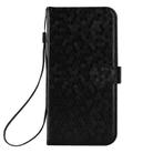 For Motorola Edge 50 Neo / S50 5G Honeycomb Dot Texture Leather Phone Case(Black) - 2