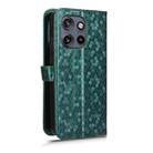 For Motorola Edge 50 Neo / S50 5G Honeycomb Dot Texture Leather Phone Case(Green) - 3