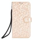 For Moto G Play / G Power 2025 Honeycomb Dot Texture Leather Phone Case(Gold) - 2