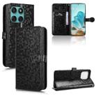 For Motorola Edge 60 Fusion Honeycomb Dot Texture Leather Phone Case(Black) - 1