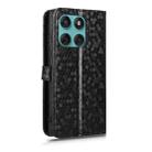 For Motorola Edge 60 Fusion Honeycomb Dot Texture Leather Phone Case(Black) - 3