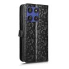 For Motorola Moto G Stylus 5G 2025 Honeycomb Dot Texture Leather Phone Case(Black) - 3
