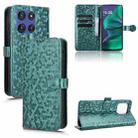 For Motorola Moto G Stylus 5G 2025 Honeycomb Dot Texture Leather Phone Case(Green) - 1