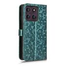 For Motorola Edge 60 Pro Honeycomb Dot Texture Leather Phone Case(Green) - 3