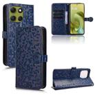 For Motorola Moto G86 5G Honeycomb Dot Texture Leather Phone Case(Blue) - 1