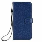 For Motorola Moto G86 5G Honeycomb Dot Texture Leather Phone Case(Blue) - 2