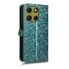For Motorola Moto G86 5G Honeycomb Dot Texture Leather Phone Case(Green) - 3