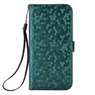 For Motorola Moto G86 Power 5G Honeycomb Dot Texture Leather Phone Case(Green) - 2