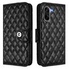 For OnePlus Ace 5 Racing Rhombic Texture Flip Leather Phone Case with Lanyard(Black) - 2