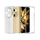 For OPPO Find N3 Wave Pattern Transparent Frosted Phone Case - 1