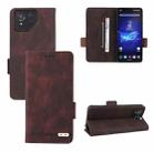 For ASUS Zenfone 8 / 8 Pro Magnetic Clasp Leather Phone Case(Brown) - 1