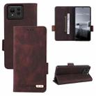For ASUS Zenfone 11 Ultra Magnetic Clasp Leather Phone Case(Brown) - 1
