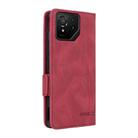 For ASUS ROG Phone 9 Magnetic Clasp Leather Phone Case(Red) - 3