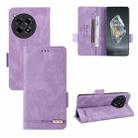 For OnePlus Ace 3 5G Magnetic Clasp Leather Phone Case(Purple) - 1