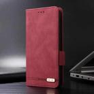 For OnePlus Nord 4 Magnetic Clasp Leather Phone Case(Red) - 2