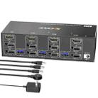 KC-KVM303DH 8K 60Hz USB3.0 DP+DP+HDMI Triple Monitors KVM Switch(US Plug) - 1