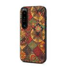 For Sony Xperia 1 IV Four Seasons Flower Language Series TPU Phone Case(Autumn Yellow) - 1