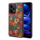 For Xiaomi Redmi Note 12 Pro Four Seasons Flower Language Series TPU Phone Case(Spring Green) - 1