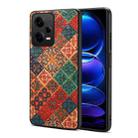 For Xiaomi Redmi Note 12 Pro Four Seasons Flower Language Series TPU Phone Case(Winter Blue) - 1