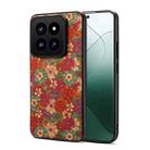 For Xiaomi 14 Pro Four Seasons Flower Language Series TPU Phone Case(Summer Red) - 1