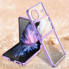 For vivo X Flip GKK Integrated Electroplating Full Coverage Phone Case(Purple) - 1