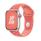 For Apple Watch SE 2023 40mm Coloful Silicone Watch Band(Orange Pink) - 1