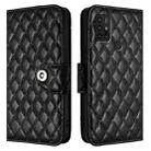 For Motorola Moto G30 / G10 / G20 Rhombic Texture Flip Leather Phone Case with Lanyard(Black) - 2