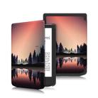 For PocketBook Verse Pro Painted Voltage Caster Leather Smart Tablet Case(Sunset) - 1