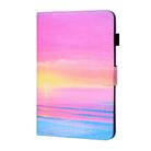 For Amazon Kindle Fire HD10 2023/2021 Coloured Drawing Stitching Smart Leather Tablet Case(Sunrise) - 2