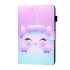 For Amazon Kindle Fire HD10 2023/2021 Coloured Drawing Stitching Smart Leather Tablet Case(Unicorn) - 2
