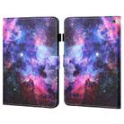 For Amazon Kindle Fire HD10 2023/2021 Coloured Drawing Stitching Smart Leather Tablet Case(Starry Sky) - 1