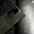 For Honor Magic V2 RSR Porsche Design Crazy Horse Pattern Folding Leather Phone Case(Green) - 3