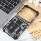 For Motorola Razr 40 Ultra Camouflage Armor Kickstand TPU + PC Magnetic Phone Case(Army Green) - 2