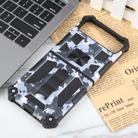 For Motorola Razr 40 Camouflage Armor Kickstand TPU + PC Magnetic Phone Case(Grey) - 2