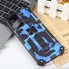 For Motorola Moto G Play 4G 2024 Camouflage Armor Kickstand TPU + PC Magnetic Phone Case(Dark Blue) - 2