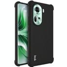 For OPPO Reno11 5G Global imak Shockproof Airbag TPU Phone Case(Matte Black) - 1
