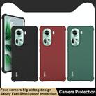 For OPPO Reno11 5G Global imak Shockproof Airbag TPU Phone Case(Matte Black) - 2