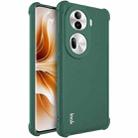 For OPPO Reno11 Pro 5G Global imak Shockproof Airbag TPU Phone Case(Matte Green) - 1