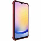 For Samsung Galaxy A25 5G imak Shockproof Airbag TPU Phone Case(Matte Red) - 2