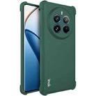 For Realme 12 Pro / 12 Pro+ 5G imak Shockproof Airbag TPU Phone Case(Matte Green) - 1