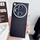 For OPPO Find N3 Morandi Pearlescent Paint Shockproof Phone Case(Black) - 2