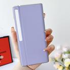 For Huawei Mate Xs 2 Morandi Pearlescent Paint Shockproof Phone Case(Purple) - 2