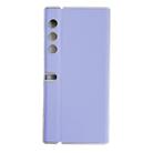 For Honor V Purse Morandi Pearlescent Paint Shockproof Phone Case(Purple) - 1