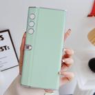 For Honor V Purse Morandi Pearlescent Paint Shockproof Phone Case(Green) - 2