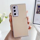 For Honor Magic Vs2 Morandi Pearlescent Paint Shockproof Phone Case(Gold) - 2