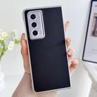 For Honor Magic Vs2 Morandi Pearlescent Paint Shockproof Phone Case(Black) - 2