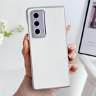 For Honor Magic Vs2 Morandi Pearlescent Paint Shockproof Phone Case(White) - 2