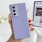 For Honor Magic Vs2 Morandi Pearlescent Paint Shockproof Phone Case(Purple) - 2