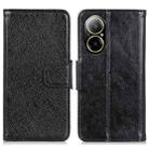 For Realme C67 4G Nappa Texture Horizontal Flip Leather Phone Case(Black) - 1